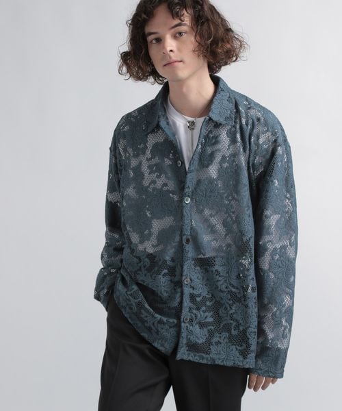超話題新作 HARE（ハレ）の「ボタニカルレースシャツ（）」 WEAR - トップス