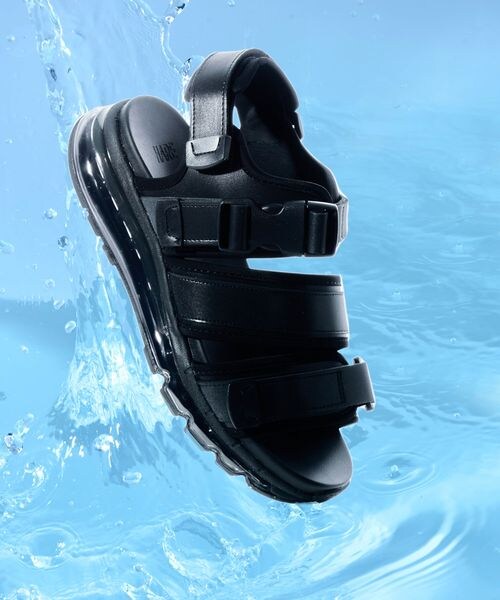 HARE（ハレ）の「ベルトスニーカーSサンダル（シューズ・メンズ・ブラック09・S/M/L）」の12枚目の写真