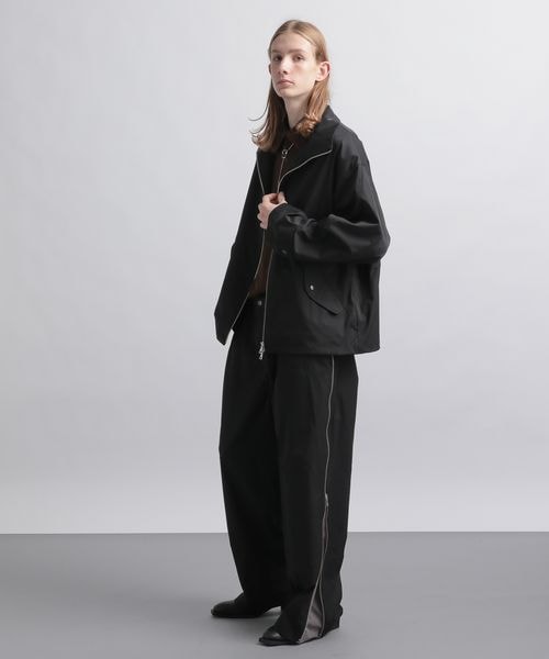 HARE（ハレ）の「スタンドZIPライトブルゾン（ジャケット/アウター・メンズ・ブラック09/グレー18・FREE）」の3枚目の写真