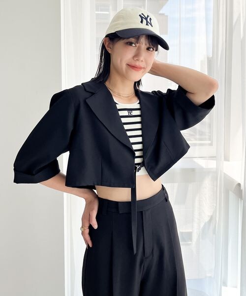 マットダブルサテンボレロジャケット | ANAYI/アナイ | 三越