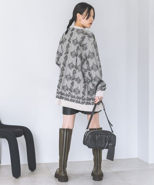 JEANASIS(ジーナシス)の「ヴィンテージレザーライクボストンBAG(バッグ・ブラック系(09)/ブラウン系(52)/グリーン系(78)・FREE)」の6枚目の写真