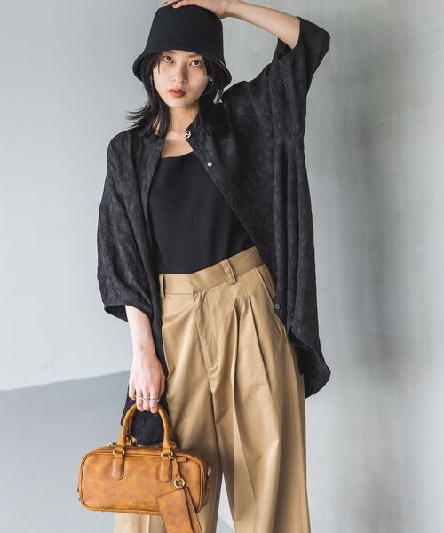 JEANASIS(ジーナシス)の「ヴィンテージレザーライクボストンBAG(バッグ・ブラック系(09)/ブラウン系(52)/グリーン系(78)・FREE)」の22枚目の写真