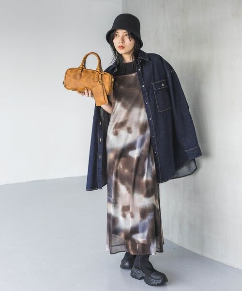 JEANASIS(ジーナシス)の「ヴィンテージレザーライクボストンBAG(バッグ・ブラック系(09)/ブラウン系(52)/グリーン系(78)・FREE)」の16枚目の写真