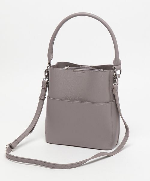 LAKOLE(ラコレ)の「ワンハンドル2WAYスクエアバッグ3(バッグ・グレージュ14/【新色】グレー15/ブラック19/ピンク20/ブルー80・F)」の15枚目の写真