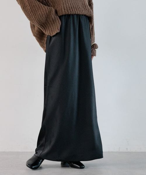 LEPSIM（レプシィム）の「ストレッチサテンスカート（）」 - WEAR