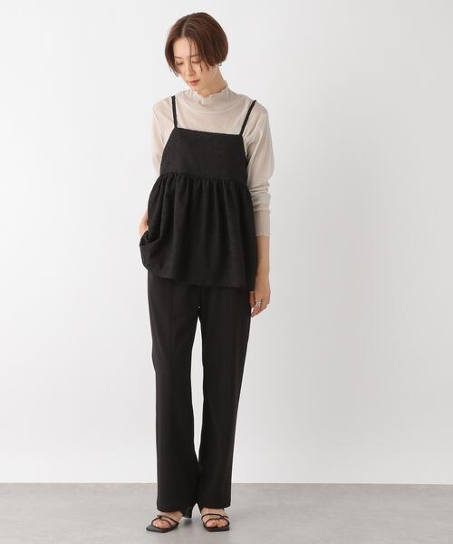 LEPSIM（レプシィム）の「ヨクノビセミフレアパンツ（パンツ・ブラック09/グレージュ13/ブラウン58・M/L）」の10枚目の写真