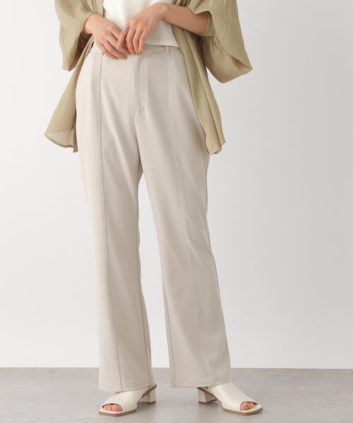 LEPSIM（レプシィム）の「ヨクノビセミフレアパンツ（パンツ・ブラック09/グレージュ13/ブラウン58・M/L）」の17枚目の写真