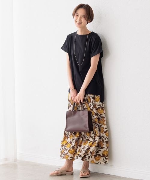 LEPSIM（レプシィム）の「フェイクレザー3WAYバッグ（バッグ・アイボリー08/ブラック09/グレージュ51/ライトブラウン57・ONE SIZE）」の13枚目の写真