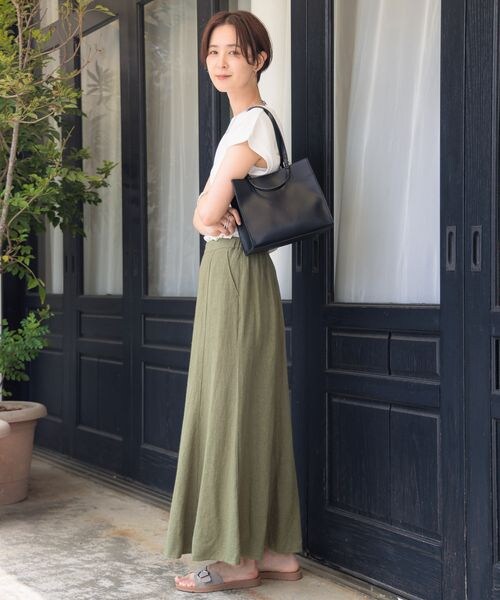 LEPSIM（レプシィム）の「フェイクレザー3WAYバッグ（バッグ・アイボリー08/ブラック09/グレージュ51/ライトブラウン57・ONE SIZE）」の6枚目の写真