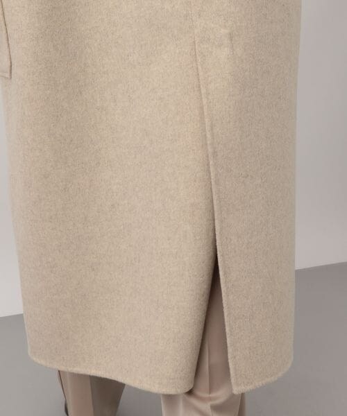 casheepスタンドロングコート 楽天市場】【SALE／10%OFF】casheepスタンドロングコート A part