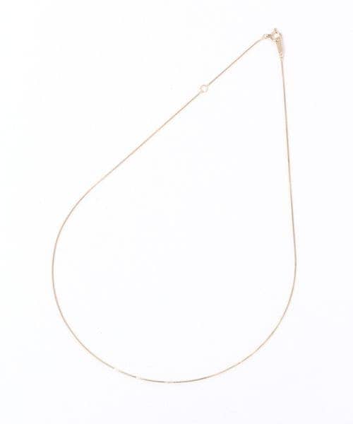 アパートバイ　A part by K10チェーンネックレス_0.5mm A part by（アパートバイ）の「K10チェーンネックレス_0.5mm