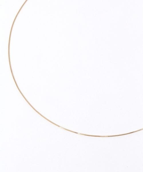 アパートバイ　A part by K10チェーンネックレス_0.5mm A part by（アパートバイ）の「K10チェーンネックレス_0.5mm