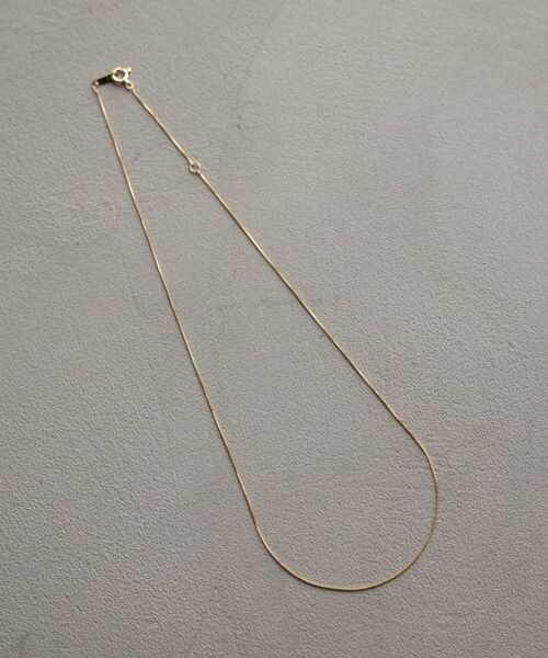アパートバイ　A part by K10チェーンネックレス_0.5mm A part by（アパートバイ）の「K10チェーンネックレス_0.5mm