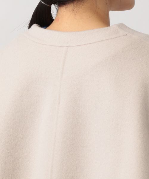 A part by（アパートバイ）の「casheepノーカラーコート/WEB先行予約（ジャケット/アウター・ナチュラル 08/ブラック 09/ライトグレー 11・F）」の16枚目の写真