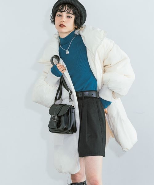 PAGEBOY(ページボーイ)の「スタンドボリュームブルゾン(ジャケット/アウター・オフホワイト05/ブラック09/モカ53・F)」の4枚目の写真