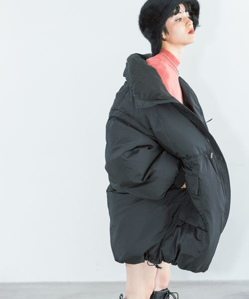 PAGEBOY(ページボーイ)の「スタンドボリュームブルゾン(ジャケット/アウター・オフホワイト05/ブラック09/モカ53・F)」の14枚目の写真