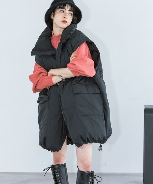 PAGEBOY(ページボーイ)の「スタンドボリュームブルゾン(ジャケット/アウター・オフホワイト05/ブラック09/モカ53・F)」の20枚目の写真