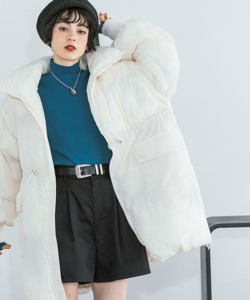 PAGEBOY(ページボーイ)の「スタンドボリュームブルゾン(ジャケット/アウター・オフホワイト05/ブラック09/モカ53・F)」の7枚目の写真