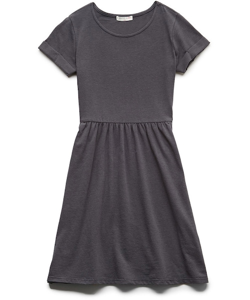 FOREVER 21(フォーエバー トゥエンティーワン)の「FOREVER 21 girls Cuffed-Sleeve Jersey Dress (Kids)(ワンピース・キッズ・Charcoal・13/14/5/6/9/10/11/12)」の2枚目の写真