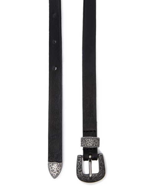 FOREVER 21（フォーエバー トゥエンティーワン）の「FOREVER 21+ Western Faux Leather Skinny Belt（ベルト・レディース・Brown/Black・MED/LG/SM/MED/XS/S）」の8枚目の写真