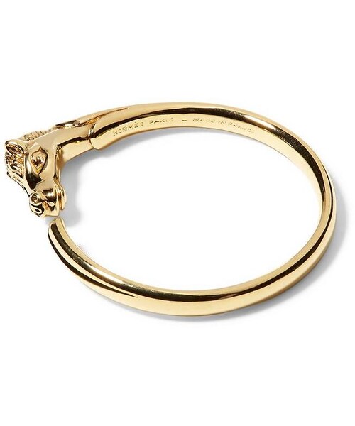 HERMES（エルメス）の「Luxe Vintage Finds Hermes Gold Horse Cuff（ブレスレット・レディース・Gold・Regular One Size）」の5枚目の写真