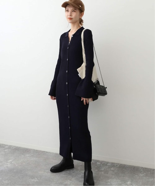 SLOBE IENA（スローブイエナ）の「《予約》フレアスリーブポロエリ