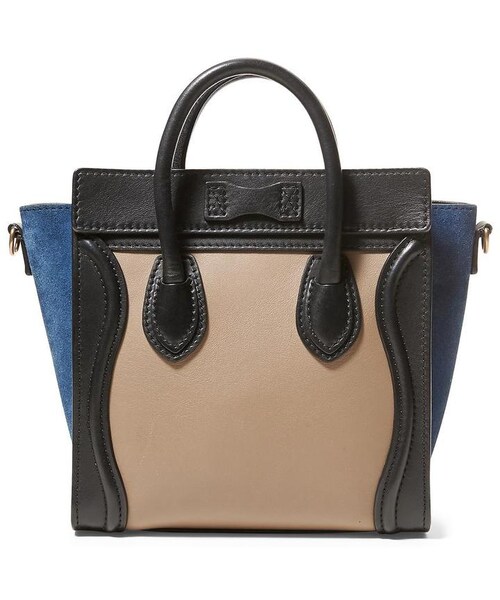 CELINE（セリーヌ）の「Luxe Vintage Finds Celine Luggage Nano Handbag（バッグ・レディース・Grey/Black/Blue・Regular One Size）」の3枚目の写真