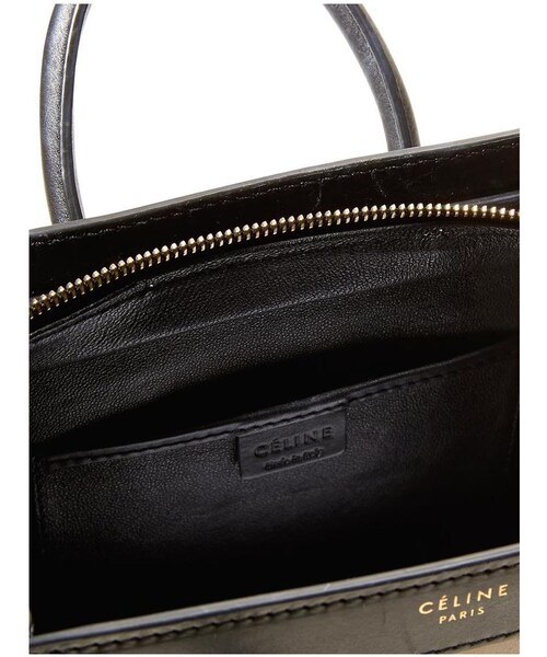 CELINE（セリーヌ）の「Luxe Vintage Finds Celine Luggage Nano Handbag（バッグ・レディース・Grey/Black/Blue・Regular One Size）」の2枚目の写真