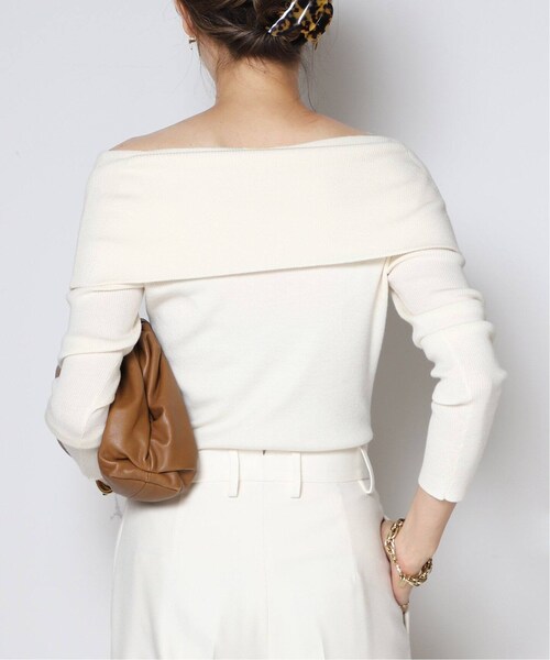 ドゥーズィエムクラスRIB OFF SHOULDER ニット
