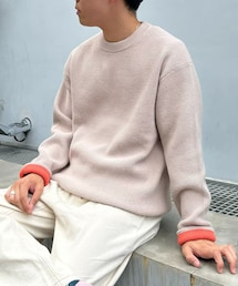 CIAOPANIC TYPY | 【ユニセックス】キープシェイプワッフルニットプルオーバー(ニット/セーター)