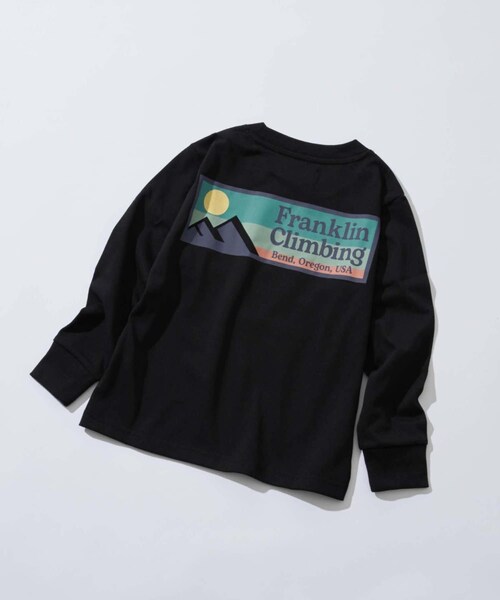 CIAOPANIC TYPY(チャオパニックティピー)の「【KIDS】FC フレックスバックロゴ長袖Tee(Tシャツ/カットソー・キッズ・ホワイト/ブルー/パープル/ブラック・L/XL/XXL)」の2枚目の写真