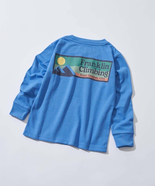 CIAOPANIC TYPY(チャオパニックティピー)の「【KIDS】FC フレックスバックロゴ長袖Tee(Tシャツ/カットソー・キッズ・ホワイト/ブルー/パープル/ブラック・L/XL/XXL)」の3枚目の写真