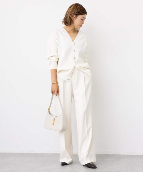 美品✨Deuxieme Classe Heartrich カーディガン ホワイト Deuxieme Classe（ドゥーズィエムクラス）の「Heartrich