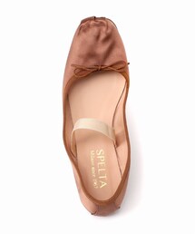 ◇PLAGE購入◇SPELTA/スペルタ　サテンブラウン37サイズ plage（プラージュ）の「《予約》別注 UMA バレエシューズ(ブラウン