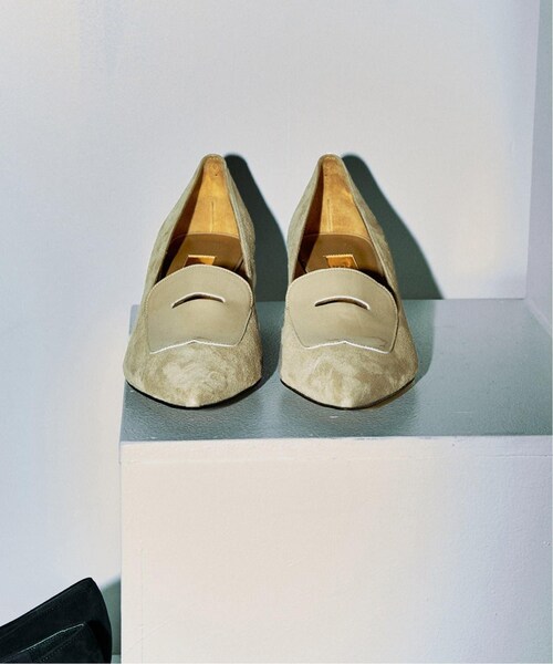 未使用!完売品★LE TALON GRISE 4cmレザーBRAIDEDパンプス Le Talon GRISE パンプス GRISE6cmレザーオブリークハイバンプ