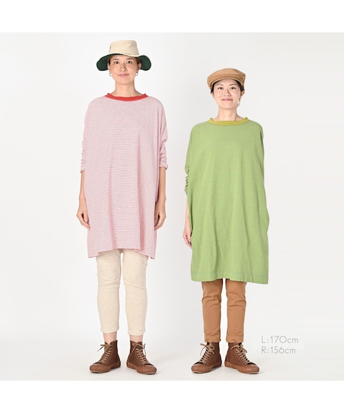 45R（フォーティファイブアール）の「ONEONE いろいろ縞天竺の