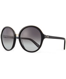 kate spade new york | Kate Spade New York Bernadette Round Sunglasses, Black(サングラス)