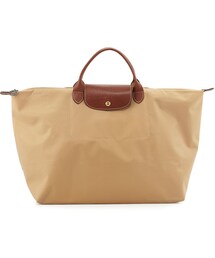LONGCHAMP | Longchamp Le Pliage Weekend Travel Bag, Beige(トートバッグ)