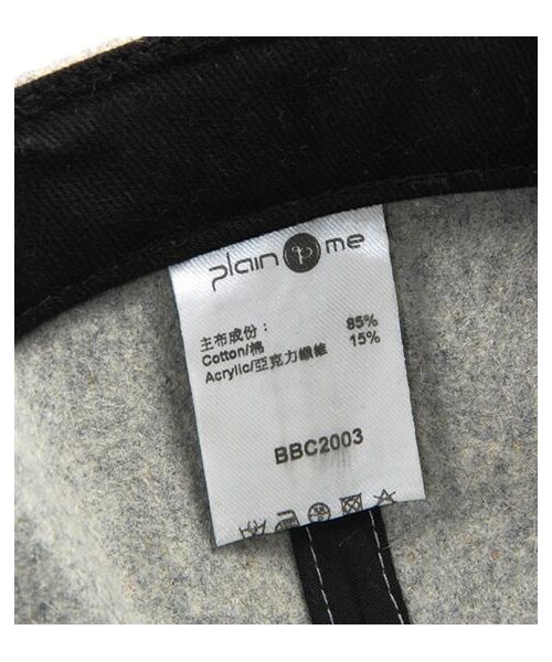 plain-me(プレインミー)の「字母刺繡棒球帽(その他・メンズ・字母A/字母M/字母P・UN)」の9枚目の写真