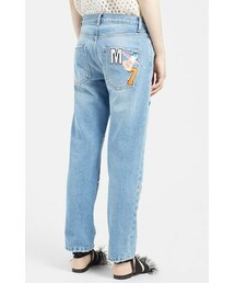 MSGM エムエスジーエム　ワイドデニムパンツ　ジーンズ　サイズ42 MSGM エムエスジーエム ワイドデニムパンツ ジーンズ サイズ42