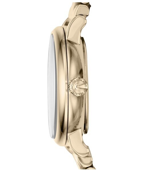 Marc by Marc Jacobs（マークバイマークジェイコブス）の「MARC BY MARC JACOBS 'Baker' Round Bracelet Watch, 28mm（アナログ腕時計・レディース・Gold）」の2枚目の写真