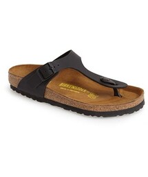 BIRKENSTOCK | Birkenstock 'Gizeh' Leather Thong Sandal (Women)(サンダル)