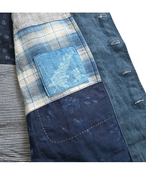 45R（フォーティファイブアール）の「藍職人 藍リネンヘリンボンの908