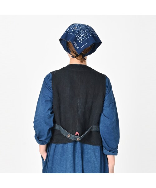 45R（フォーティファイブアール）の「藍職人 藍リネンヘリンボンの908