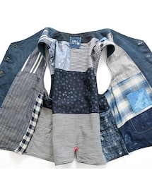 45R（フォーティファイブアール）の「藍職人 藍リネンヘリンボン