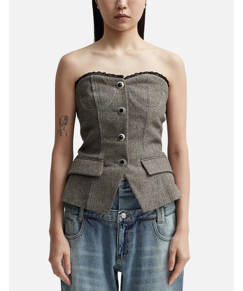 Aika Herringbone Bustier