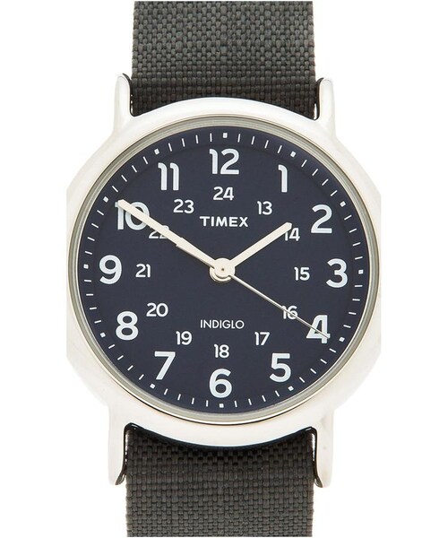 TIMEX（タイメックス）の「Timex The Weekend 38mm Cordura Ripstop（アナログ腕時計・レディース・Gray & Blue・one size）」の2枚目の写真