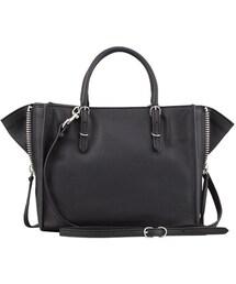 【未使用】Balenciaga☆ムートン PAPIER ペーパーA4 2way bag 黒 バレンシアガ(BALENCIAGA) ペーパー(Papier) 中古 トートバッグ