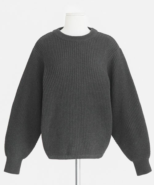 DHOLIC（ディーホリック）の「グレイッシュカラールーズニット（ニット/セーター・レディース・ライトピンク/アイボリー/ダークグレー/ブルー/ライトグレー/ライトベージュ・FREE）」の3枚目の写真