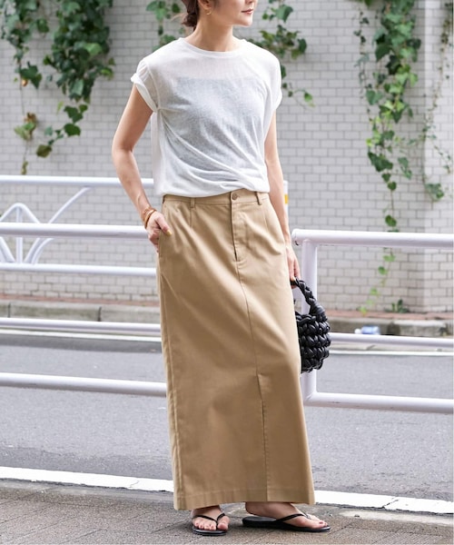 SLOBE IENA（スローブイエナ）の「ローライズチノアイライン